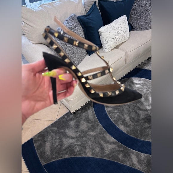 Authentic Valentino Garavani Rockstud in black suede and leather - Picture 12 of 12